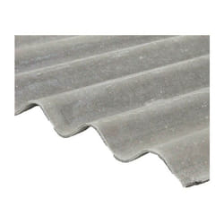 Mccover - Plaque fibrociment sans amiante - Coloris - Gris, Largeur totale de la plaque - 92cm, Longueur totale de la plaque - 1.52m