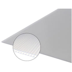 Mccover - Plaque polycarbonate alvéolaire 10mm - Largeur 98 cm - Longueur 3 m - Translucide