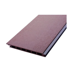 Lame de bardage bois composite alvéolaire l 270 cm / l 17,1 cm / e 1, 5 cm - Coloris - Brun rouge, Epaisseur - 1.5cm, Largeur - 17.1 cm, Longueur
