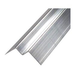 Profil d'angle alu intérieur pour bardage - Coloris - Aluminium brut, Epaisseur - 3 mm, Largeur - 7.7 cm, Longueur - 270 cm