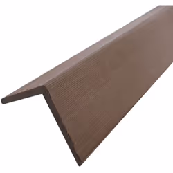 Description générale Profil d'angle en bois composite pour bardage disponible en coloris : Beige, Brun rouge, Gris anthracite ...
