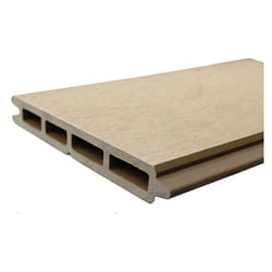 Mccover - Lame de clôture bois composite l 148 cm / l 15.6 cm / e 19 mm - Coloris - Beige clair, Epaisseur - 19 mm, Largeur - 15.6 cm, Longueur - 148