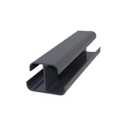 Mccover - Poteau clôture aluminium multifonctions - Coloris - Gris anthracite ral 7015, Epaisseur - 6,82 cm, Largeur - 5 cm, Longueur - 232 cm