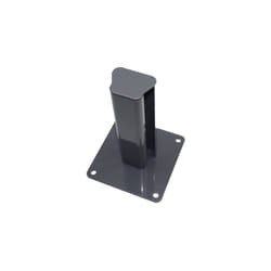 Capot pour poteau multifonctions clôture - Coloris - Gris anthracite ral 7015, Epaisseur - 2mm, Largeur - 6.4 cm, Longueur - 7.8 cm