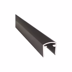 Profil de finition pour clôture LARKO 176 cm - Coloris - Gris anthracite RAL 7016, Longueur - 176cm Profil de finition pour l ...