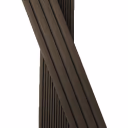 Plinthe finition terrasse bois composite - Coloris - Chocolat, Epaisseur - 1cm, Largeur - 5.5 cm, Longueur - 200 cm Bandeau d ...