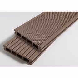 PACK 1 m² lame de terrasse composite Dual ACCESSOIRES (4 coloris) 3600mm - Coloris - Brun rouge, Epaisseur - 25mm, Largeur -  ...