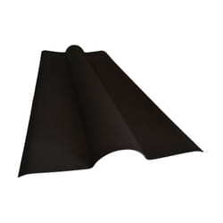 Faîtière bitumée pour toiture ondulée l 1 m / l 44 cm - Coloris - Noir, Epaisseur - 0.1cm, Largeur - 44 cm, Longueur - 1 m