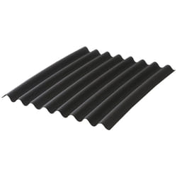 Mccover - Plaque bitumée ondulée l 2 m - l 0.86 m - Coloris - Noir, Largeur - 86 cm, Longueur totale de la plaque - 2m