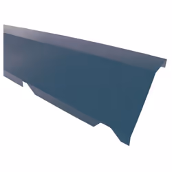 Faitière crantée double pour bac acier 1045 - L 2100mm - Coloris - Bleu ardoise 5008, Hauteur - 260 mm, Largeur - 450 mm, Lon ...