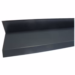 DESCRIPTION GÉNÉRALE Rive contre mur de 2100 mm en gris anthracite RAL 7016. Assure l'étanchéité de la toiture et permet d'ob ...