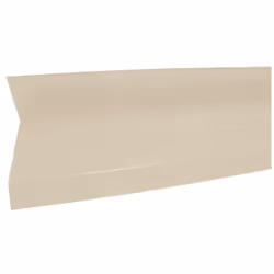 Description générale La rive contre mur de 2100 mm en acier laqué, coloris beige 1015, est conçue pour assurer l'étanchéité d ...