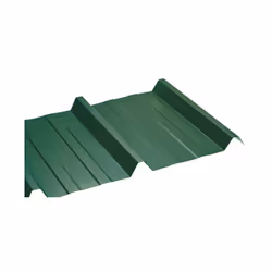Bac acier laquée 1045 63/100 - Coloris - Vert 6009, Largeur - 105 cm, Longueur - 300 cm Panneau en acier galvanisé laqué et n ...