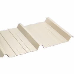 Bac acier laqué - Régulé 1045 0.63mm - Coloris - Beige 1015, Largeur - 105 cm, Longueur - 300 cm Panneau en acier galvanisé l ...