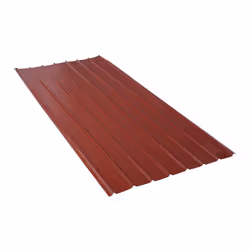 Description générale La plaque nervurée en acier laqué de dimensions 2000 x 910 x 0,40 mm, de coloris rouge RAL 8012, est idé ...