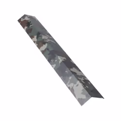 Bris de gouttière 1 m pour plaque nervurée acier laqué - Coloris - Camouflage, Longueur - 1 m Bris de gouttière Les Plus Prod ...