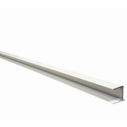 Profilé d'obturation pour plaque polycarbonate alvéolaire 16 mm laqué blanc ou gris L 98 cm - Coloris - Blanc RAL 9010, Epaisseur - 16 mm, Longueur