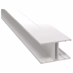 Description générale Profilé de jonction monobloc en H de 32 mm, longueur 4 m, en aluminium laqué blanc RAL 9010. Conçu pour  ...