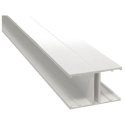 Profilé de jonction monobloc en h 32 mm - 4000 mm - Coloris - Blanc ral 9010, Epaisseur - 32 mm, Longueur - 4 m
