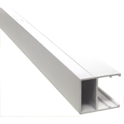 Mccover - Profilé de bordure monobloc en u 32 mm - 4000 mm - Coloris - Blanc ral 9010, Epaisseur - 32 mm, Longueur - 4 m