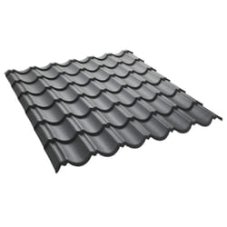 Mccover - Panneau tuile facile 1030 x 950 mm en acier galvanisé laqué mat - Coloris - Gris anthracite mat, Largeur - 950 mm, Longueur - 1030 mm