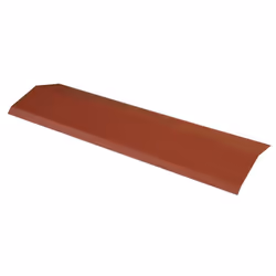 Description générale La faîtière de 920 mm pour panneau tuile facile est conçue en acier galvanisé laqué mat de coloris brun  ...