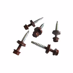 Description générale Ce kit comprend 50 vis autoperceuses (4,9 x 35 mm) et 50 rondelles d'étanchéité, idéales pour la fixatio ...