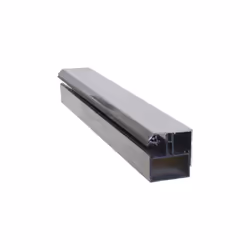 Description générale Profil de bordure porteur adaptable au polycarbonate 16/32 mm en aluminium laqué de coloris gris anthrac ...