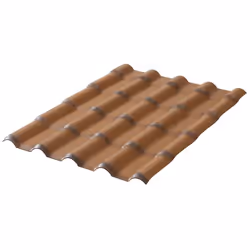 Description générale La plaque PVC imitation tuile moderne mesure 222 x 75 cm et est disponible en trois coloris dont le colo ...
