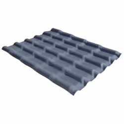 DESCRIPTION GÉNÉRALE La plaque imitation tuile mini en PVC est parfaite pour la couverture d'une cabane de jardin ou le toit ...