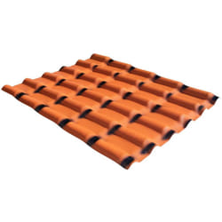 Mccover - Plaque pvc imitation tuile mini 110 x 90 cm - Coloris - Antique, Largeur - 90 cm, Longueur - 110 cm
