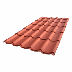 Description générale Panneau en acier galvanisé laqué mat, aspect tuile, disponible en deux coloris : gris anthracite mat et  ...