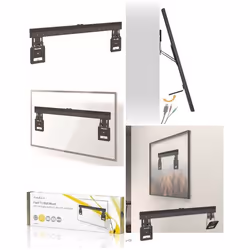 Support mural TV fixe - Nedis - Ultra-mince - 43-100 pouces - Charge max 75 kg - Micro-écartement