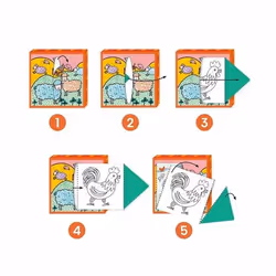DJECO 5400050 livre et page à colorier Kit d'images à colorier