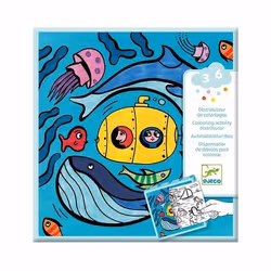 DJECO 5400051, Garçon/Fille, Kit d'images à colorier