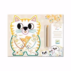 DJECO 5400061, Garçon/Fille, Crayons inclus, Kit d'images à colorier