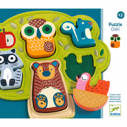 DJECO Puzzle Feutrine Oski