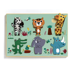 DJECO Puzzle Bois - Coucou Jungle