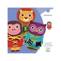 Jeu éducatif - DJECO - Attachtou - Bois - Développement de la dextérité fine - Mixte