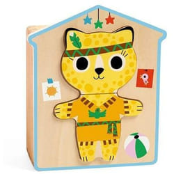DJECO Puzzle Dressup mix Jeu de puzzle 6 pièce(s) Animaux