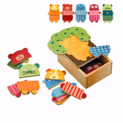 DJECO Arbra doudou - 13 x 15 x 6,2 cm, Bois