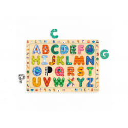 Djeco Puzzle Éducatif ABC Bois FSC