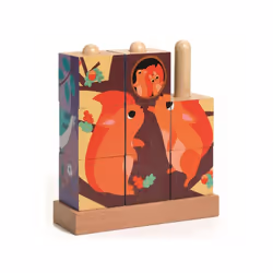 DJECO Puzz-Up Forest, 3 an(s), Bois, Multicolore