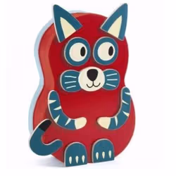 DJECO Animo, 3 an(s), Bois, Bleu, Rouge