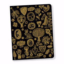 DJECO DJ3562, Motif, Noir, Or, 48 feuilles, Universel