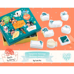 DJECO Coffret Tampons Messages Lam
