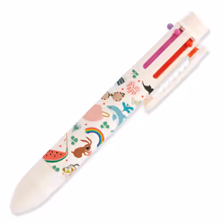 DJECO DJ3762, Clip, Stylo à bille multifonctions, Bleu, Vert, Orange, Rose, Violet, Jaune, 1 pièce(s)