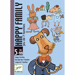 DJECO Jeu De 7 Familles - Happy Family
