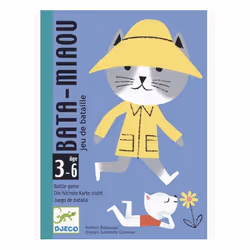 Jeu de cartes - Djeco - Bata Miaou - Multicolore - 2 joueurs ou plus - 20 min