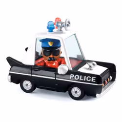 DJECO Crazy Motors, Voiture de police, 3 an(s), Noir